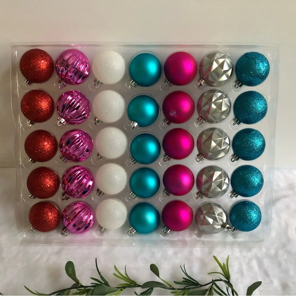 Holiday Lane Shine Bright 100 Assorted Shatterproof Christmas Ornaments Box Set